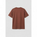 Camiseta regular fit de punto de algodón con logotipo de Antony Morato