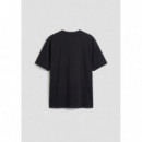 Camiseta regular fit de punto de algodón con logotipo de Antony Morato