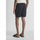 Pantalón Corto Relaxed Fit «nairobi» de Algodón de Tacto Suave con Efecto Waffle de ANTONY MORATO