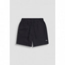 Pantalón Corto Relaxed Fit «nairobi» de Algodón de Tacto Suave con Efecto Waffle de ANTONY MORATO