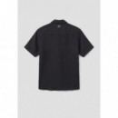 Camisa relaxed fit «nairobi» de algodón de tacto suave con efecto waffle de Antony Morato