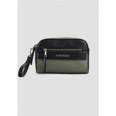Bolso Pouch en Nailon y Piel Sint&eacute;tica de ANTONY MORATO