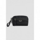 Bolso pouch de nailon y piel sintética de Antony Morato