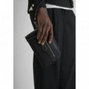 Bolso pouch de nailon y piel sintética de Antony Morato