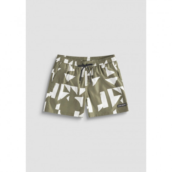 Bañador Regular Fit de Tejido con Estampado Geométrico de ANTONY MORATO