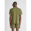 Camiseta regular fit de algodón beachwear de Antony Morato