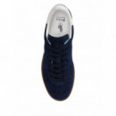 POLO RALPH LAUREN - bedford pp-sneakers-low top lace - NAVY DECKWASH WHITE - 809978008001/NAVY DECKWASH WHITE