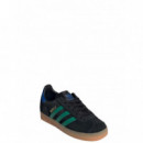 ADIDAS ORIGINALS - Gazelle C - Cblack Eqtgrn Royblu - KI7134/CBLACK Eqtgrn Royblu