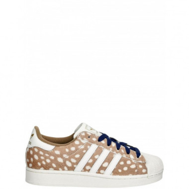 ADIDAS ORIGINALS - Superstar Ii W - Brndes Owhite Dkblue - KJ4642/BRNDES Owhite Dkblue