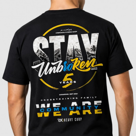 Stay Unbroken Tee Oversize | V Aniversario  UNBROKEN FITNESS SHOP