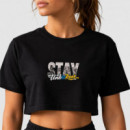 Stay Unbroken Crop Top Oversize | V Aniversario  UNBROKEN FITNESS SHOP