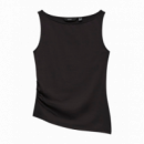 Camisetas Mujer Camiseta VERO MODA Kira Boat Neck Black