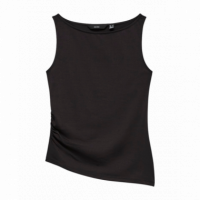 Camisetas Mujer Camiseta VERO MODA Kira Boat Neck Black