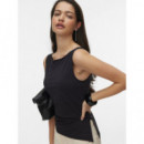 Camisetas Mujer Camiseta VERO MODA Kira Boat Neck Black
