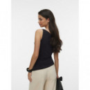 Camisetas Mujer Camiseta VERO MODA Kira Boat Neck Black