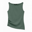 Camisetas Mujer Camiseta VERO MODA Kira Boat Neck Laurel Wreath