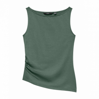 Camisetas Mujer Camiseta VERO MODA Kira Boat Neck Laurel Wreath