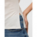 Camisetas Mujer Camiseta VERO MODA Kira Boat Neck Snow White
