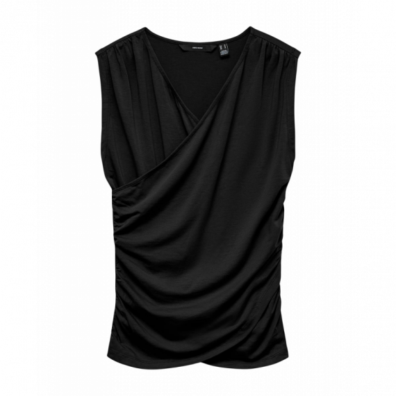 Camisetas Mujer Camiseta VERO MODA Kira V-neck Black