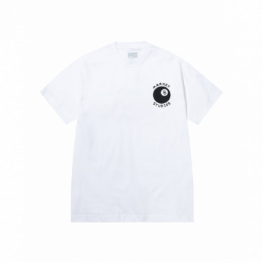 Camisetas Hombre Camiseta MARKET STUDIOS Eight Ball White