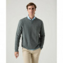 Scotta 1985 Sudadera Hombre Sudadera SCOTTA Classic Verde