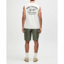 Camisetas Hombre Camiseta DEUS EX MACHINA Knucklebones Muscle Dirty White