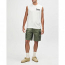 Camisetas Hombre Camiseta DEUS EX MACHINA Knucklebones Muscle Dirty White