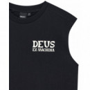 Camisetas Hombre Camiseta DEUS EX MACHINA Chinook Muscle Black