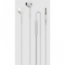 DEVIA Auricular De Cable MIni Jack 3.5mm Con Microfono Blanco