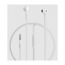DEVIA Auricular De Cable MIni Jack 3.5mm Con Microfono Blanco