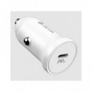 DEVIA Cargador Coche TIpo C 30W Blanco 143