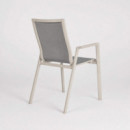 Silla de Jardín Cala Apilable con Reposabrazos para Exterior Color Pelican Terrazza Collection®  TERRAZZA COLLECTION