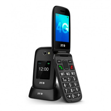 Tel&eacute;fono Movil Harmony 2 4G para Personas Mayores Negro SPC
