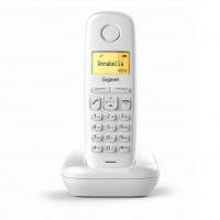 Teléfono Inalámbrico Dect A170 Lcd 1.5" Funcion Alarma Blanco GIGASET