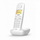 Teléfono Inalámbrico Dect A170 Lcd 1.5" Funcion Alarma Blanco GIGASET