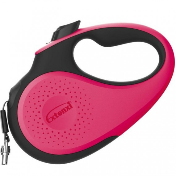 ICA Perro Correa Extensible Bicolor Rojo S 15 Kg