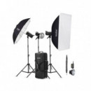 GODOX Kit Flash de Estudio SK400 Iiv de 3X SK400IIV