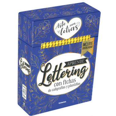 APRENDE LETTERING. CON FICHAS DE CALIGRAFIAS Y PLANTILLAS