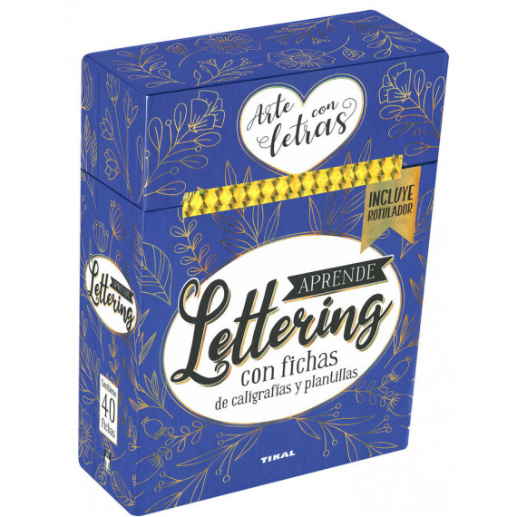 APRENDE LETTERING. CON FICHAS DE CALIGRAFIAS Y PLANTILLAS