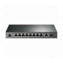 Switch TP-Link TL-SG1210P de 9 Puertos Gigabit (8 PoE+) y 1 Puerto SFP