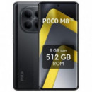 Smartphone Xiaomi Poco M8 5G 8GB/512GB 50MP NFC 6.77" Flow AMOLED Negro
