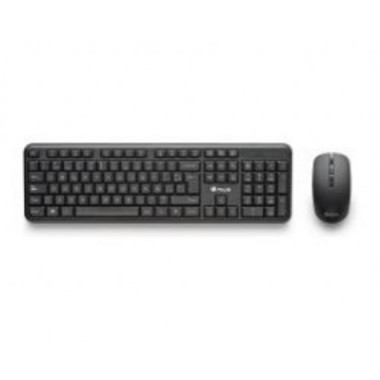 Kit Teclado y Rat&oacute;n NGS Wireless Negro (SERENITYKITSPANISH)