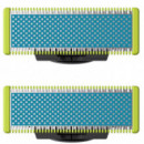 PHILIPS QP225 Recambio para Oneblade Pack de 2 Hojillas Antifricción