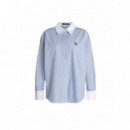 KARL LAGERFELD - Ikon Stripe Shirt - B72 - B3W11024/B72