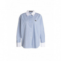 KARL LAGERFELD - Ikon Stripe Shirt - B72 - B3W11024/B72