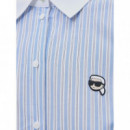 KARL LAGERFELD - Ikon Stripe Shirt - B72 - B3W11024/B72