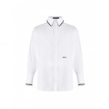 KARL LAGERFELD - Sketch Poplin Shirt - 100 - B3W11011/100