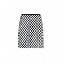 KARL LAGERFELD - Checkerboard Sequin Skirt - 101 - B3W12022/101
