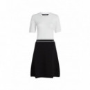 KARL LAGERFELD - Logo Knit Dress - 101 - B3W13039/101