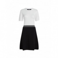 KARL LAGERFELD - Logo Knit Dress - 101 - B3W13039/101
